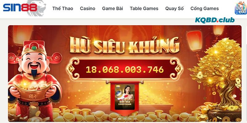 Đa dạng ưu đãi hấp dẫn đang chờ đón cược thủ tại SIN88